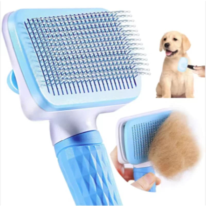 Self-Cleaning Slicker Brush